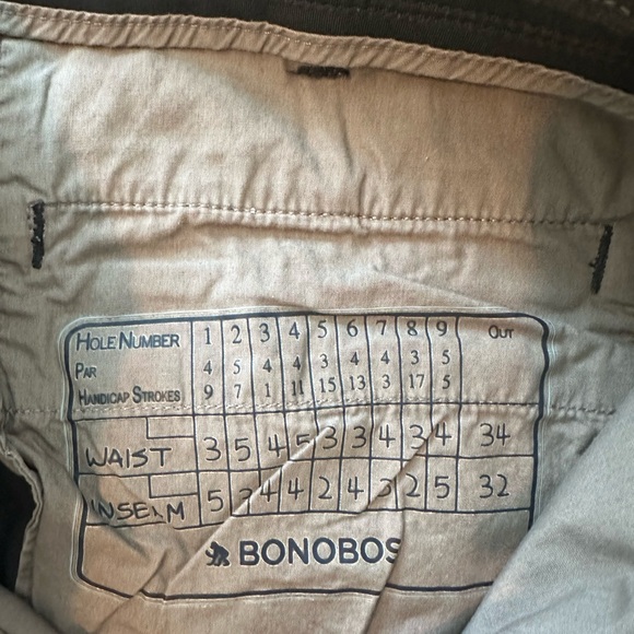 Bonobos Chino Performance Pant 34/32 - Picture 4 of 4